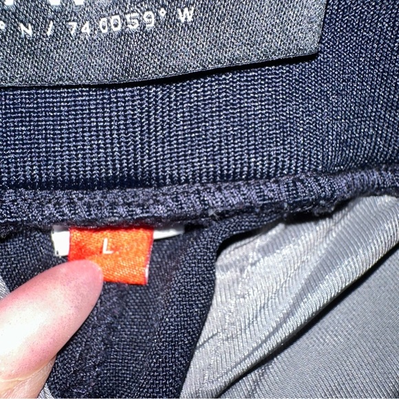 Bluffworks Mens Pants Large 33x29 Blue Presidio Airline Pull On Tailored Fit - Picture 11 of 12